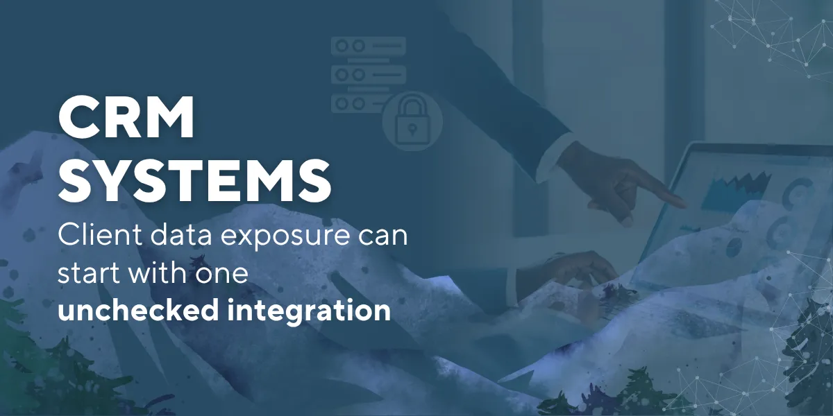 Section graphic: CRMs and client data systems