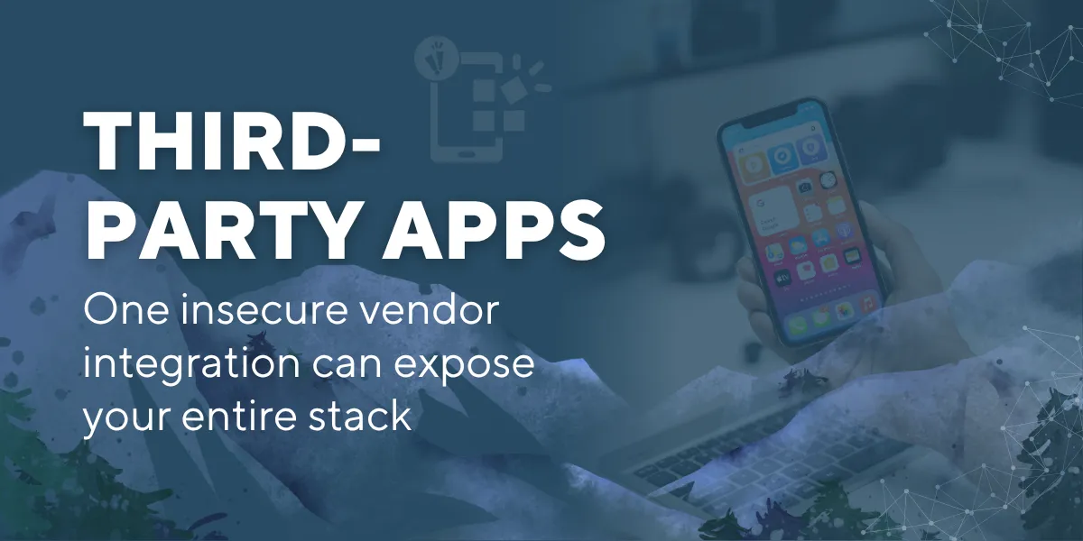 Section graphic: third-party integrations and SaaS overload