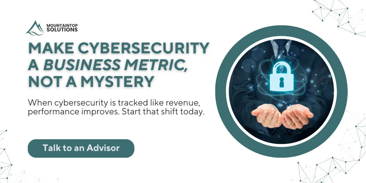 Make cybersecurity a business metric